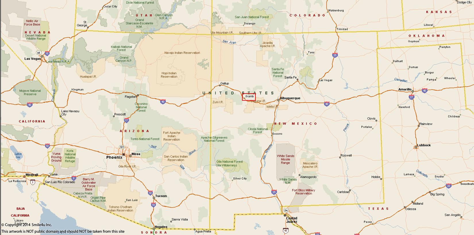 5 acres land by I40 Grants New Mexico